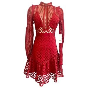 Self Portrait Red Dress